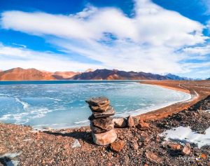 Pangong Tso Lake Frozen in Winter - Tripjodi